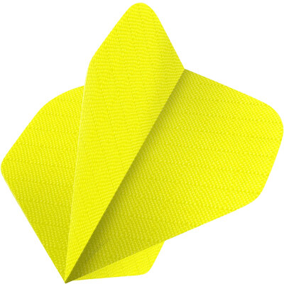 Designa Dart Flight Fabric Rip Stop Stoff Nylon Longlife Dartflights F0431 Gelb 3 Sets