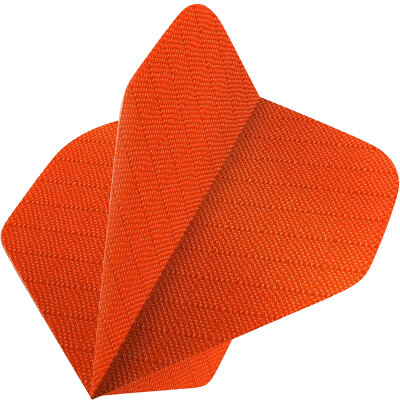 Designa Dart Flight Fabric Rip Stop Stoff Nylon Longlife Dartflights F0432 Orange 5 Sets
