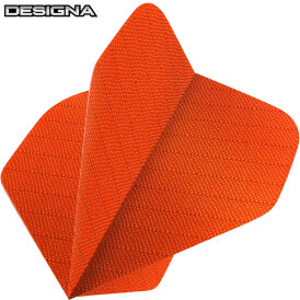 Designa Dart Flight Fabric Rip Stop Stoff Nylon Longlife Dartflights F0432 Orange 5 Sets