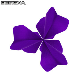 Designa Dart Flight Fabric Rip Stop Stoff Nylon Longlife Dartflights F3677 Lila 3 Sets