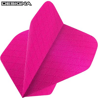 Designa Dart Flight Fabric Rip Stop Stoff Nylon Longlife Dartflights F3678 Pink 1 Set