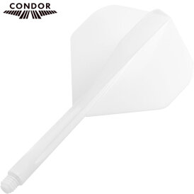 Condor Dart Flights Shafts Plain 2 in1 Schaft-Flights-System Klar Standard Nr.2 S Kurz