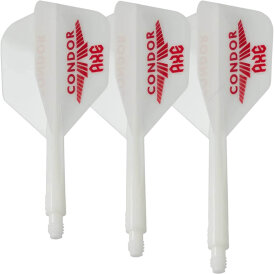 Condor Dart Flights Shafts AXE Logo Small 2 in1 Schaft-Flights-System verschiedene Farben