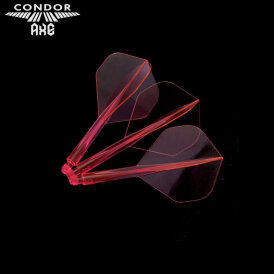 Condor Dart Flights Shafts AXE Neon 2 in1 Schaft-Flights-System Klar Neon Pink Small Nr.6 L Lang