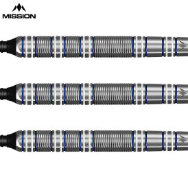 Mission Darts Soft Darts Alan Soutar Soots Blue & White Electro 90% Tungsten Softtip Darts Softdart 22 g / leicht bespielt
