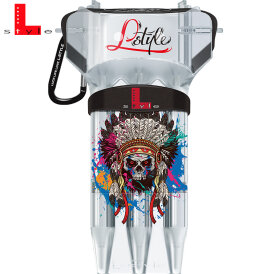 L-Style Krystal One Dart Case Chief Skull Darttasche Wallet in verschiedenen Designs