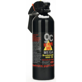 KKS Pfefferspray Tierabwehrspray SSG10 OC 5000 CAPSAICIN ca. 0,66% mit Pistolengriff 750 ml Breitstrahl