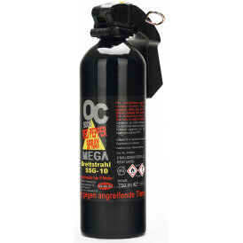 KKS Pfefferspray Tierabwehrspray SSG10 OC 5000 CAPSAICIN ca. 0,66% mit Pistolengriff 750 ml Breitstrahl