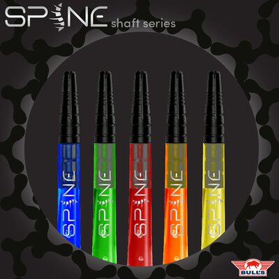 BULL´S NL Dart Spine Shaft mit Metall Top in verschiedenen Farben und Längen