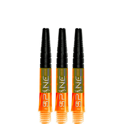 BULL´S NL Dart Spine Shaft mit Metall Top Orange S Kurz