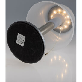 Solar LED Akku-Tischleuchte Foco Cadena ØxH 28x20cm, 100/50lm/20lm, IP44