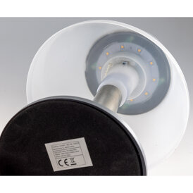 Solar LED Akku-Tischleuchte Foco Cadena ØxH 28x20cm, 100/50lm/20lm, IP44