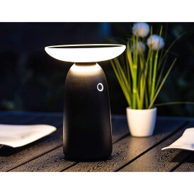 LED Akku-Tischleuchte Solar Foco Mesa 3000K, 100/500/1000lm, LiIon Akku, IP44