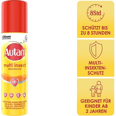 Autan® Multi Insect Mücken-Schutz Insektenschutz Pumpspray Spray-Dose 100ml