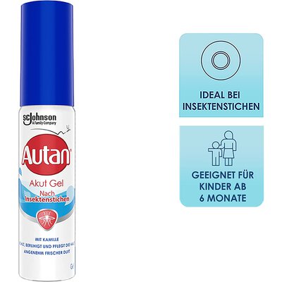 Autan® Akut Gel 25ml Aloe Vera Gel für Körper & Gesicht nach Insektenstichen