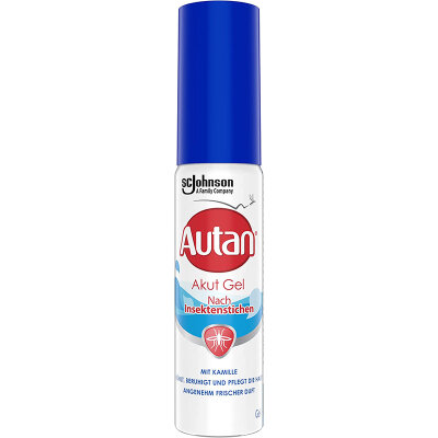 Autan® Akut Gel 25ml Aloe Vera Gel für Körper & Gesicht nach Insektenstichen 3 Stück