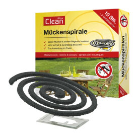 Elina Clean Anti-Mücken-Spirale Insektenspriale gegen Mücken Mückenschutz Mückenspirale 3 Stück