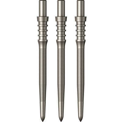 Mission Dart Steel Tip Sniper Dart Points Micro Grip Dart Wechsel- Spitzen Silber Micro Grip Point 32 mm