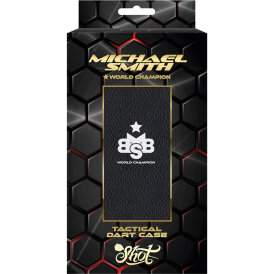 Shot Dart Case Michael Smith Bully Boy Tactical Case Darttasche Dartbox Wallet Schwarz