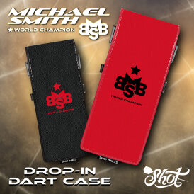 Shot Dart Case Michael Smith Bully Boy Drop In Case Darttasche Wallet Schwarz