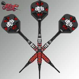 Shot Soft Darts Michael Smith Bully Boy Tenacious 90% Tungsten Softtip Darts Softdart 18 g