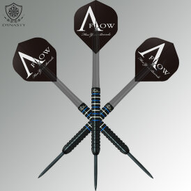 Dynasty Steel Darts A-Flow Black Line Coating Type X Fallon Sherrock 4S 95% Tungsten Steeltip Darts Steeldart 23 g