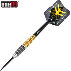 one80 Steel Dart Lourence Ilagan The Gunner 3 VHD Schwarz/Gold 90% Tungsten Steeltip Dart Steeldart