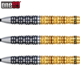 one80 Steel Dart Lourence Ilagan The Gunner 3 VHD Schwarz/Gold 90% Tungsten Steeltip Dart Steeldart