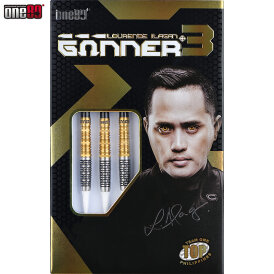 one80 Soft Dart Lourence Ilagan The Gunner 3 VHD Schwarz/Gold 90% Tungsten Softtip Dart Softdart 18 g