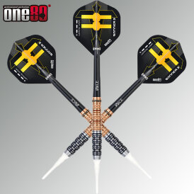 one80 Soft Dart Lourence Ilagan The Gunner 3 VHD Schwarz/Rose 90% Tungsten Softtip Dart Softdart 20 g