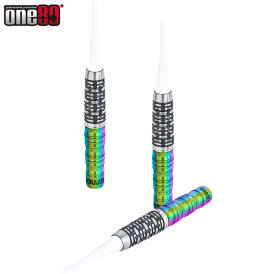 one80 Soft Dart Lourence Ilagan The Gunner 3 VHD Schwarz/Rainbow 90% Tungsten Softtip Dart Softdart 22 g