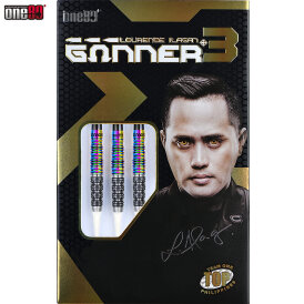 one80 Soft Dart Lourence Ilagan The Gunner 3 VHD Schwarz/Rainbow 90% Tungsten Softtip Dart Softdart 22 g