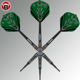 BULLS Soft Darts Pro Brian Raman G1 The Riddler 90% Tungsten Soft Dart Softdart Softtip 18 g