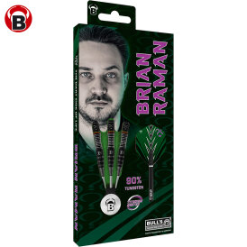 BULLS Steel Darts Pro Brian Raman G1 The Riddler 90% Tungsten Steel Dart Steeldart Steeltip 24 g