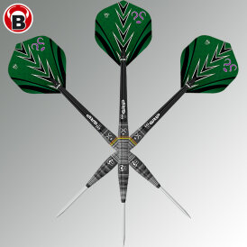 BULLS Steel Darts Pro Brian Raman G1 The Riddler 90% Tungsten Steel Dart Steeldart Steeltip 26 g