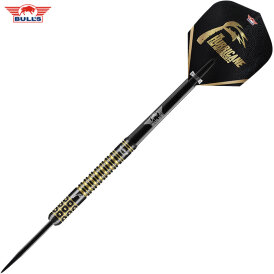 BULLS NL Steel Darts Kim Huybrechts 90% Black E2 The Hurricane Steeltip Darts Steeldart