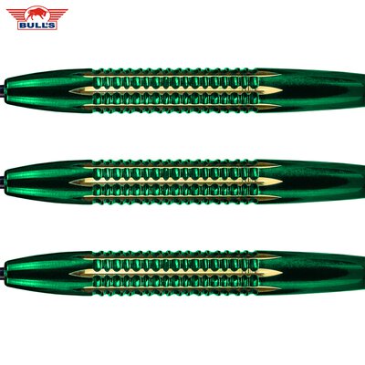BULLS NL Steel Darts Ricky Evans Brass grün beschichtet The Rapid Steeltip Darts Steeldart 21 g