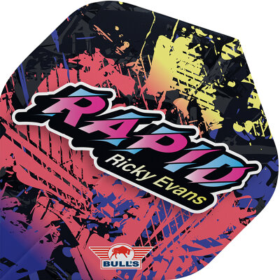 BULLS NL Dart Flight Player 100 Ricky Evans The Rapid 90 Nr.2 Flights Dartflight