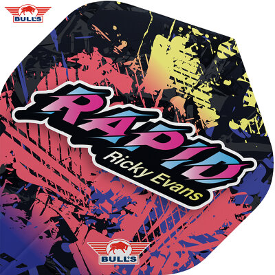 BULLS NL Dart Flight Player 100 Ricky Evans The Rapid 90 Nr.2 Flights Dartflight