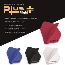 Robson Plus Dart Flight Dimpled Std. Nr.2 Dartflight Flight- Form / Shape Standard