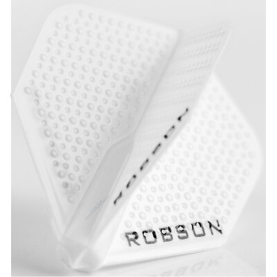 Robson Plus Dart Flight Dimpled Std. Nr.2 Dartflight Flight- Form / Shape Standard Wei� Nr.2