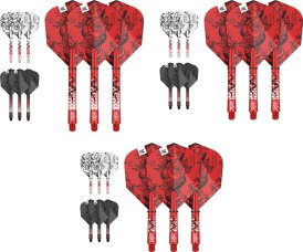 Target Dart INK Nathan Aspinal The Asp Flight & Shaft Kit in drei Farben