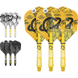 Target Dart INK Gabriel Clemens German Giant Flight & Shaft Kit in drei Farben