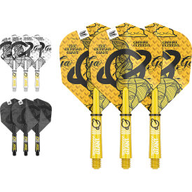 Target Dart INK Gabriel Clemens German Giant Flight & Shaft Kit in drei Farben