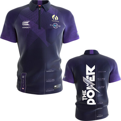 Target Darts Cool Play Collared Shirt Phil Taylor The Power Matchshirt Dart Shirt Dartshirt Trikot Design 2023 Größe XS
