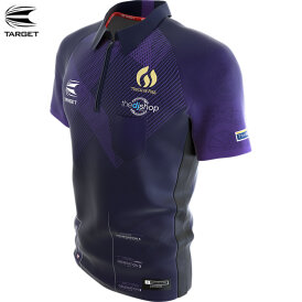 Target Darts Cool Play Collared Shirt Phil Taylor The Power Matchshirt Dart Shirt Dartshirt Trikot Design 2023 Größe XS