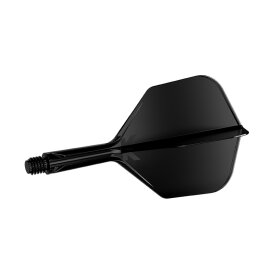 Target Dart K-Flex Flight- Schaftsystem patentierten Twist-System Schwarz Standard Nr.6 S Kurz