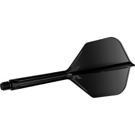 Target Dart K-Flex Flight- Schaftsystem patentierten Twist-System Schwarz Standard Nr.6 M Mittel