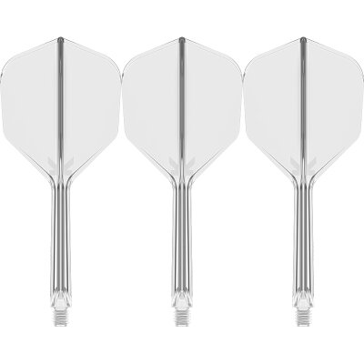 Target Dart K-Flex Flight- Schaftsystem patentierten Twist-System Klar Standard Nr.6 M Mittel