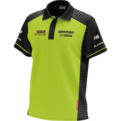 Winmau Darts MvG Michael van Gerwen Pro-Line Tour Shirt Matchshirt Dart Shirt Player Shirt Trikot Design 2024 Gre XL